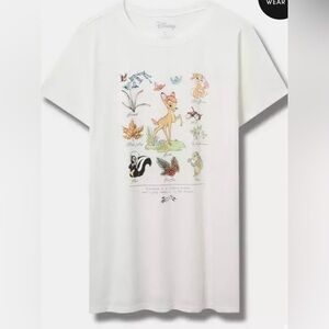 NWT Torrid Disney Bambi Graphic short sleeve T-Shirt size 3X